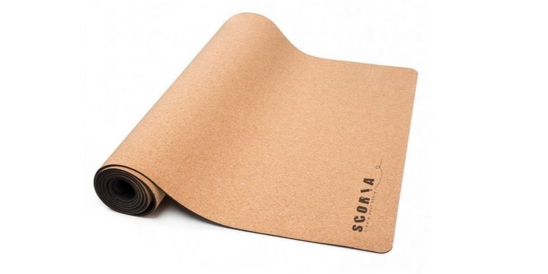 scoria eco-friendly cork yoga mat